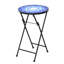 Table d'appoint pliante bistro bleu foncé