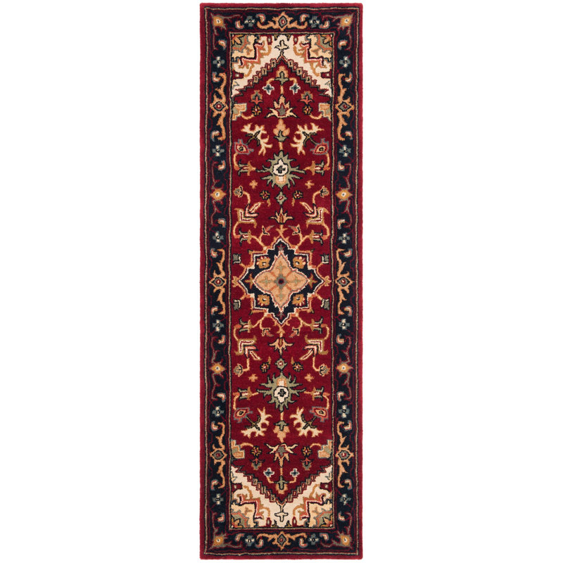 Balthrop Hand Tufted Wool Oriental Rug, Runner 2'3" x 8'