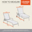 Chalet Heavy Duty Patio Chaise Lounge Cover