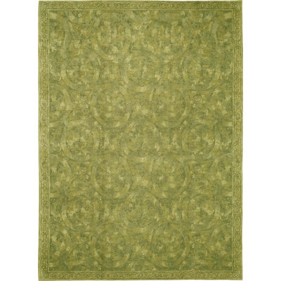 Wool Abstract Area Rug