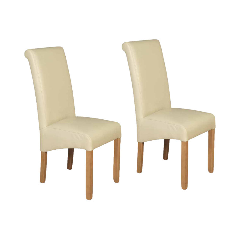 Carlock Kingspoint Painted Upholstered Dining Chair, Cream