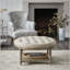 Repose-pieds rond, repose-pieds décoratif