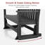 Banc oscillant d'extérieur 49,21 po-1958824040