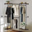 Adetoyosi 185cm Wall Mounted Clothes Rack