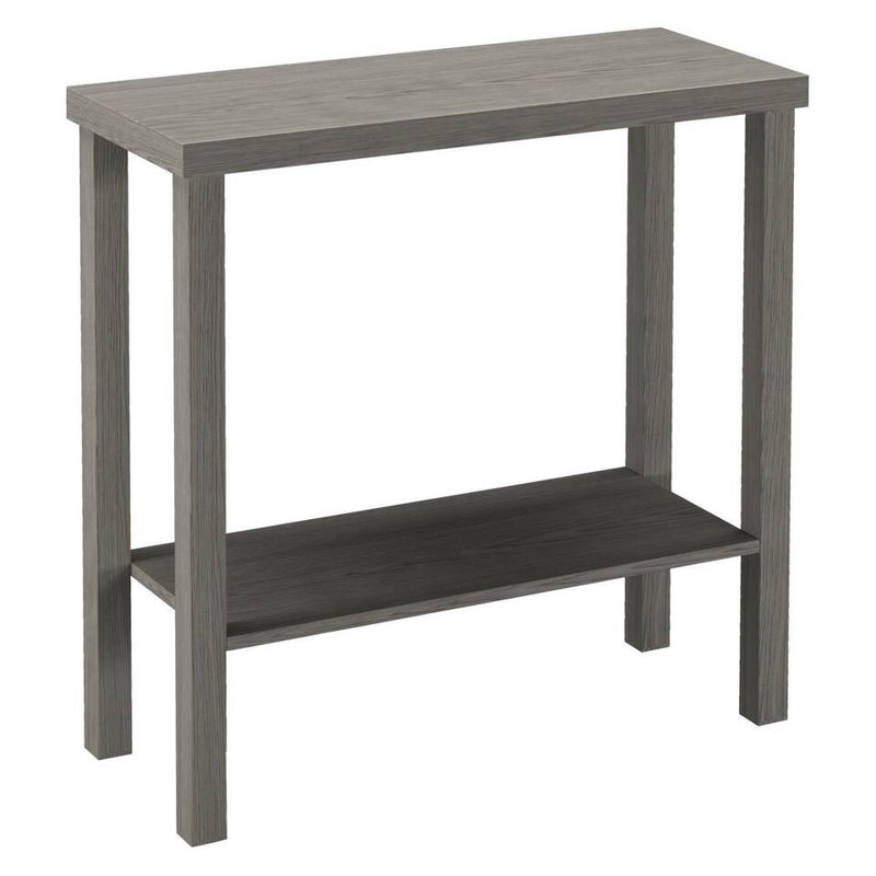 Tahesia 180.34cm W Solid Wood Bedside Table, Cedar Grey