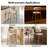 26'' Counter Height Bar Stools Set of 4, Upholstered Modern Barstools with Metal Legs for Kitchen Island Dining Room-10155672