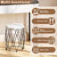 Nykeah Iron Accent Stool