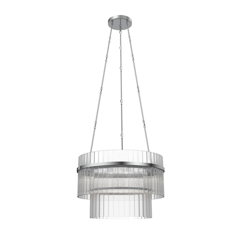 Carlisle 20 - Light Chandelier, Polished Nickel