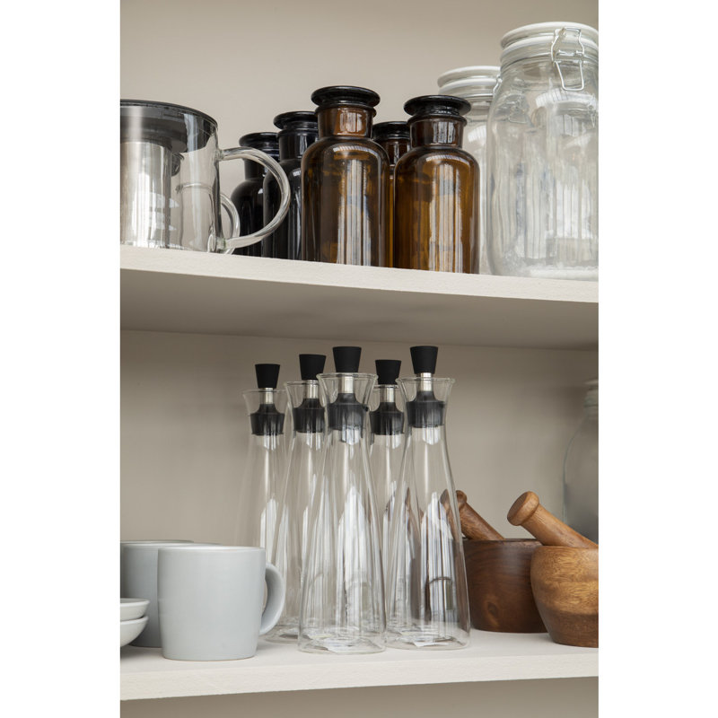 Glass Oil & Vinegar Cruet Set