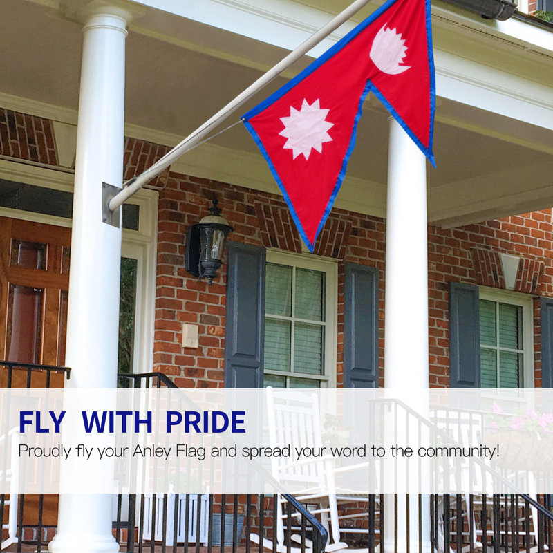 Drapeau de maison 2 côtés en polyester 24 po x 36 po fly breeze