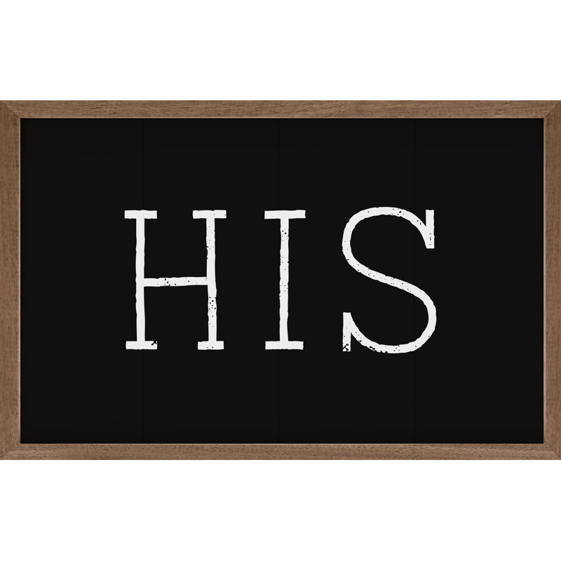 His Black, 24" H x 36" W