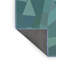 Tapis vert/gris à motif sea-1807837648
