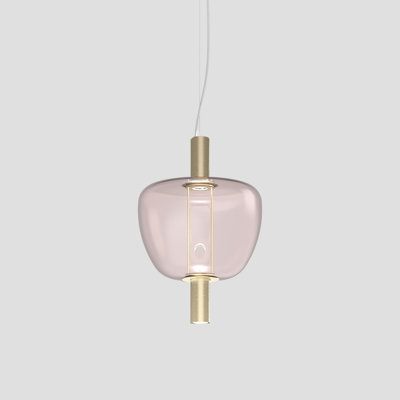 Riflesso Suspension 2L3 Crystal Transparent Matt Copper 2 L3221 Ul