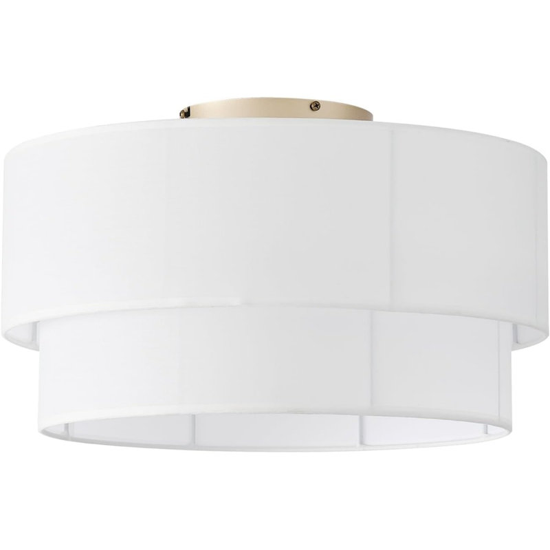 Ceiling Fan with Lights Low Profile, 20" Flush Mount Boho Ceiling Fan with Light Remote Control, Rattan 6 Speeds for Bedroom, Living Room, Nursery