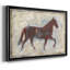 Iron Equine II - reproduction sur toile avec cadre flottant-951267536-951267543