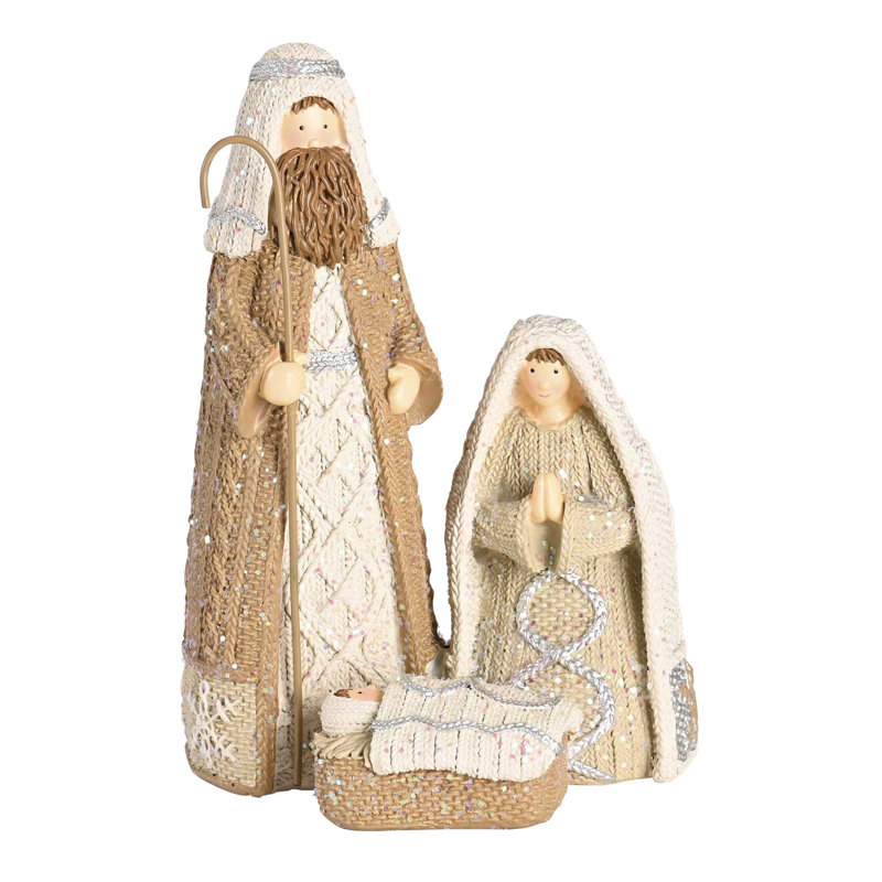 Nativité 1 pièce aspect tricoté 5,75H