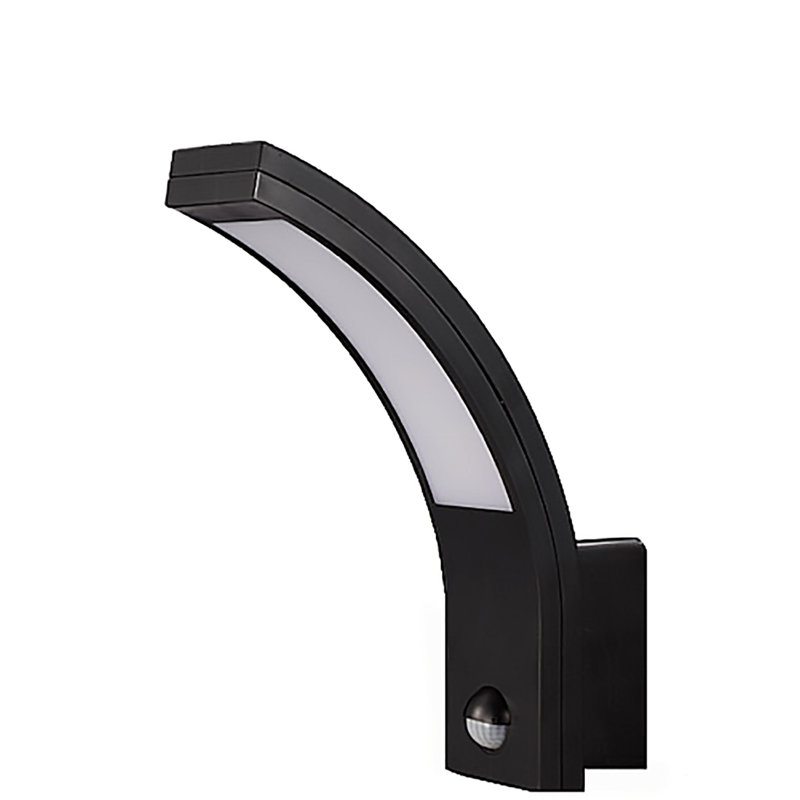 Gorgi Black 25cm H Integrated LED Outdoor Flush Mount, 6000
