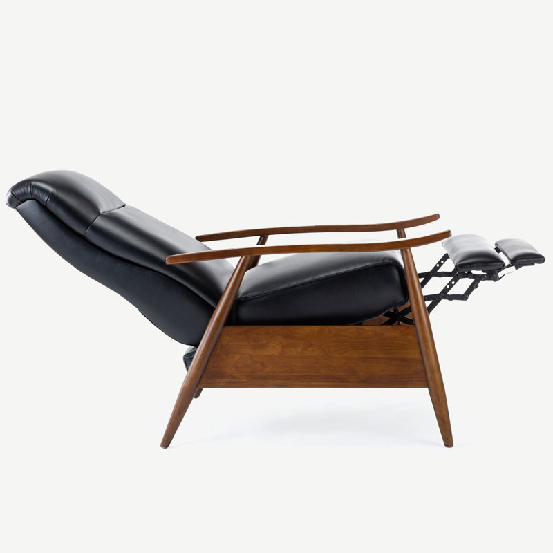 Recliner, Cuir PU noir