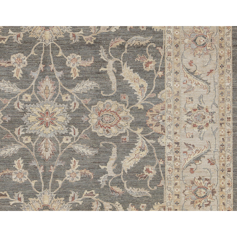 One-of-a-Kind Handwoven Brown/Beige Area Rug