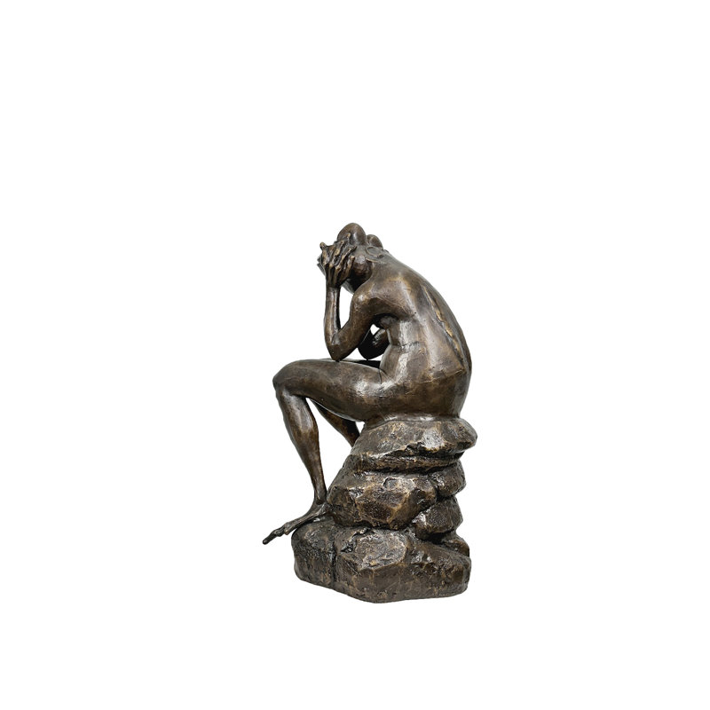 Frog Bronze Garden Statue