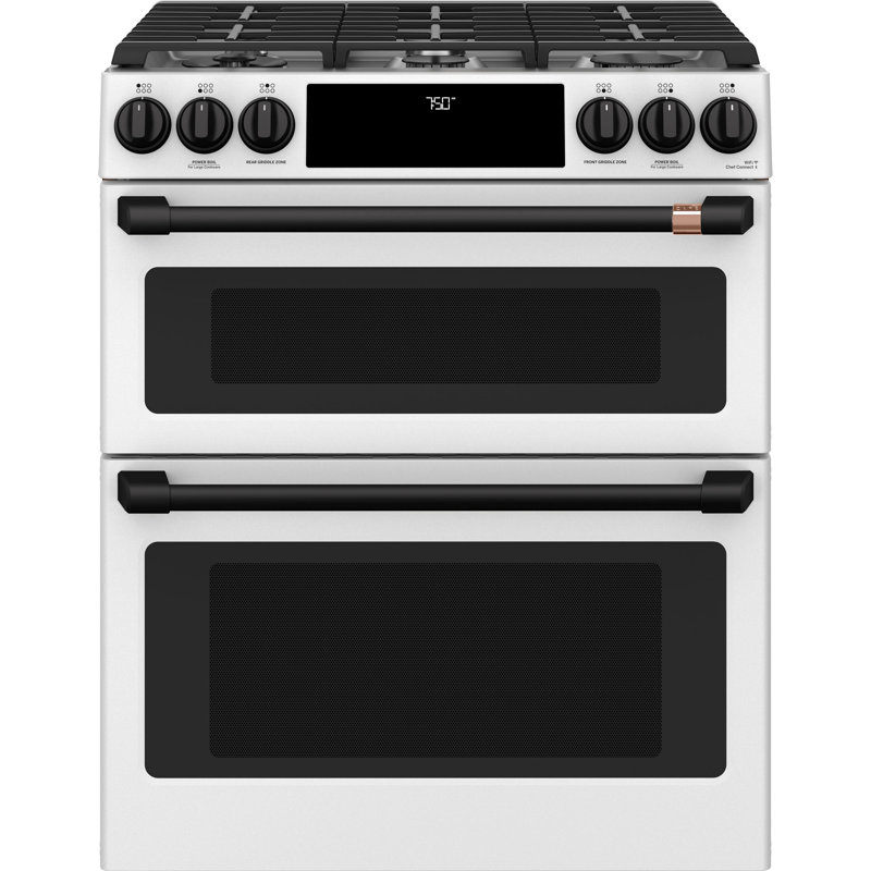 Front Control Gas Range Handle Kit, Flat Black