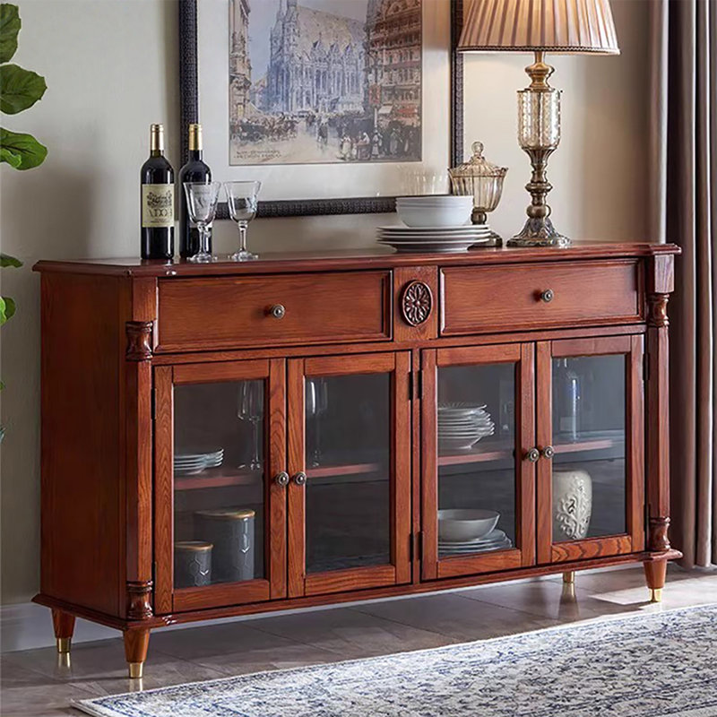 Buffet American American, H 34,25 po x l 59,05 po x P 17,32 po