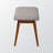 Erithon Dining Bench in Light Grey with Medium Brown Finishing, 17.41" H X 40.67" W X 15.07" D-1121980136