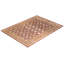 Tapis unique en laine noué à la main 9 pi 3 po x 12 pi 5 po nouvel âge Hayner - rouge / beige / caramel