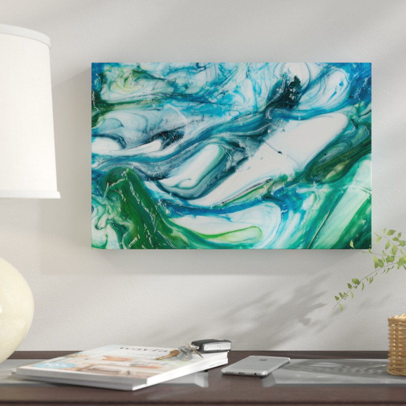 « marémotrice sweep ii », impression sur toile, H 8 po x l 12 po x P 0,75 po, Toile tendue, Pas de tapis