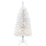 Sparkle White Spruce Pencil Artificial Christmas Tree
