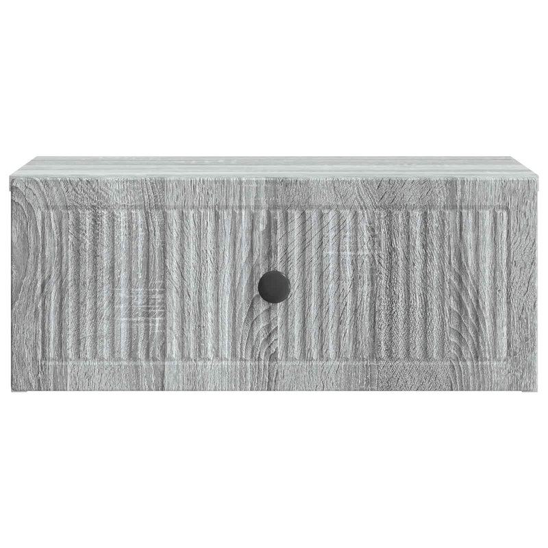 49cm W Manufactured Wood Bedside Table, Grey Sonoma