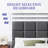 Tyseana Contemporary Modern Upholstered Platform Bed with Adjustable Headboard-437408622