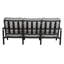 Holland Cushioned Sofa w/Three Accent Pillows