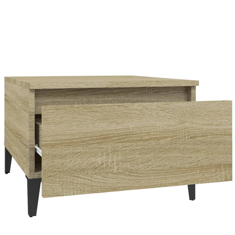 Agne End Table, Brown Oak