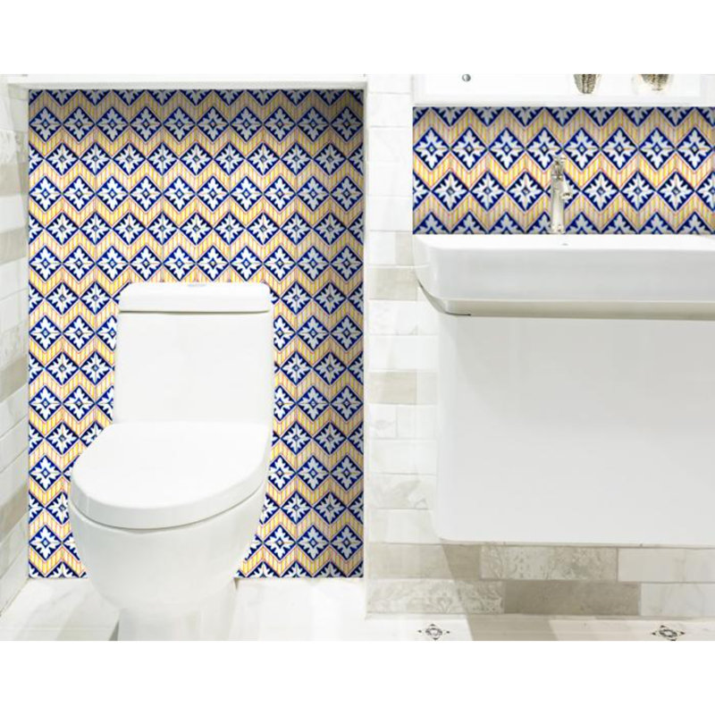 4 in. W x 4 in. L Fireplace Surround and Shower Peel and Stick Mosaic Tile