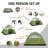 4 Person Tent for Camping, Easy Setup Camping Tent-109701370