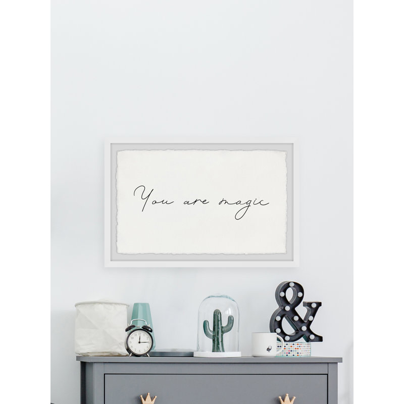You Are Magic 1 Piece Single Picture Frame Wall Art, 38cm H x 45cm W x 3.81cm D