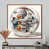 Brown Floater Framed Canvas