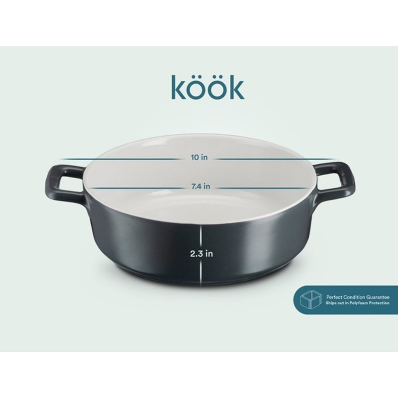 Kook 1,25 pte Cocotte ronde en céramique