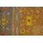 Petit tapis de dhurrie indien chaud à motif géométrique tribal brun clair