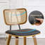 Chaise d'appoint rembourrée en similicuir et finition en bois de noyer-1539605119-1539605115