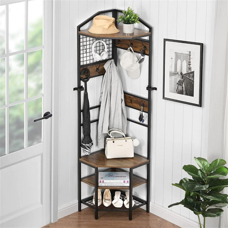 Nyjee Hall Tree 17.7'' Wide with Shoe Storage