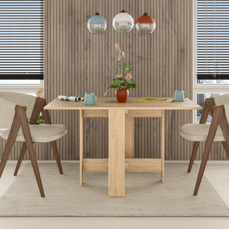 Jurate Rectangular 130Cm L x 76Cm W Dining Table, Oak