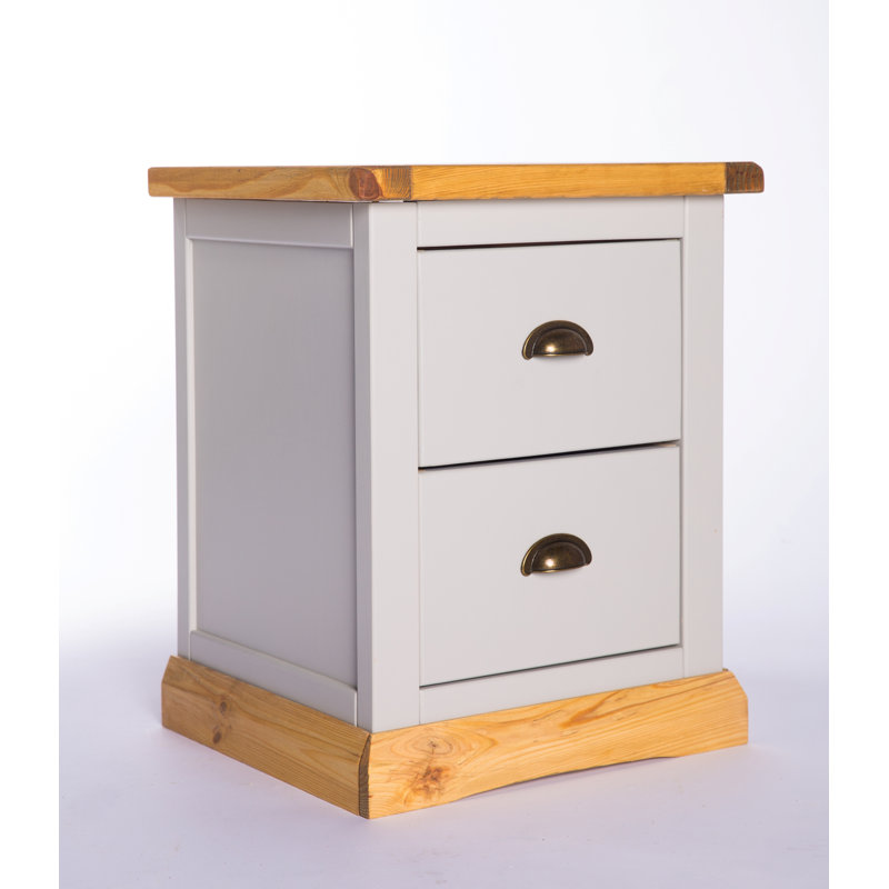 Caelo 45cm W Plywood / Laminate Board Bedside Table