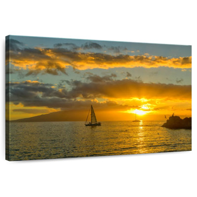Kaanapali Gillard, gens au coucher du soleil