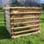 Pescadero Easy Fill Wooden Compost Bin Composter 449 Litres