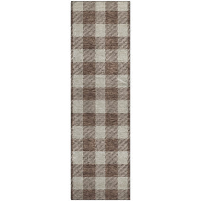 Premium Machine Washable Prisco Brown Rug