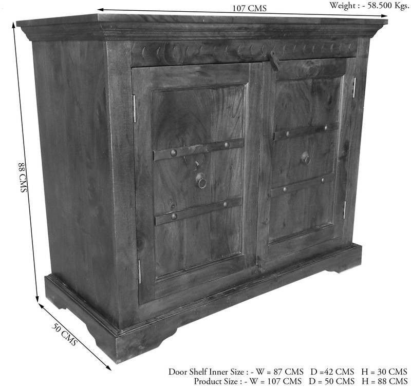 Oxford Solid Wood 107cm W Chest of Drawers