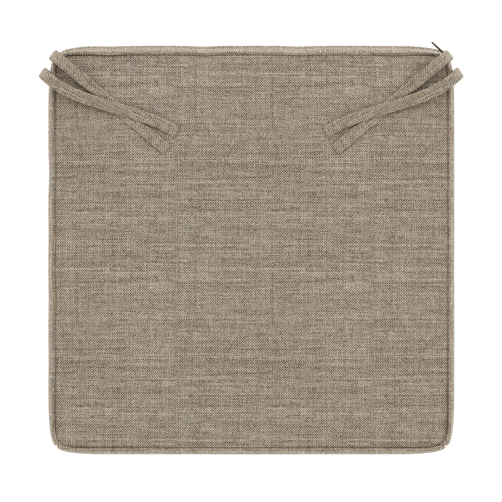 Sunbrella® Seat Cushion, Cast Shale Sunbrella® Plainweave, 17" W x 17" D