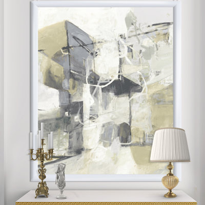 Cadre photo « glam crème rêve iv », reproduction sur toile